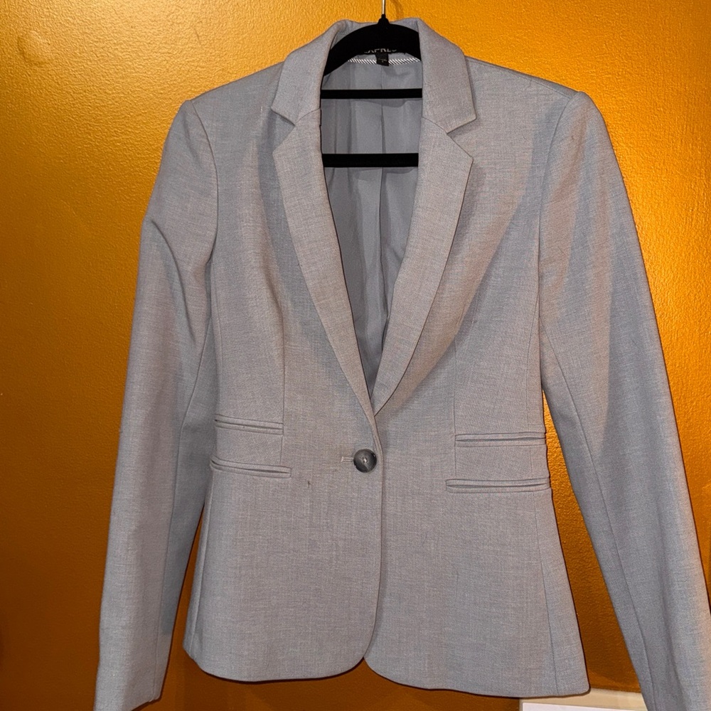 🧵Express Tailored Blazer In Grey